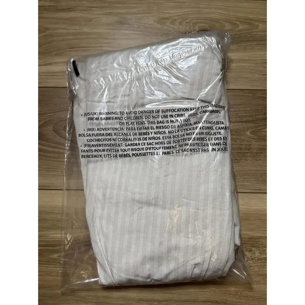 NWT! Seven Wonders Heather Midi Dress in Stone Pinstripe Size Large - Picture 5 of 5